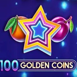 Enjoy 100 Golden Coins by Amusnet Interactive – logo hosted on slimking-casino.com