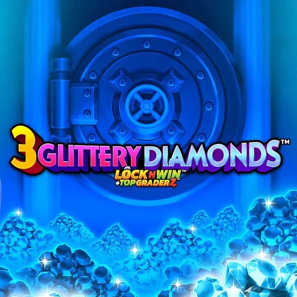 3 Glittery Diamonds – slot by PearFiction Studios, featured at slimking-casino.com