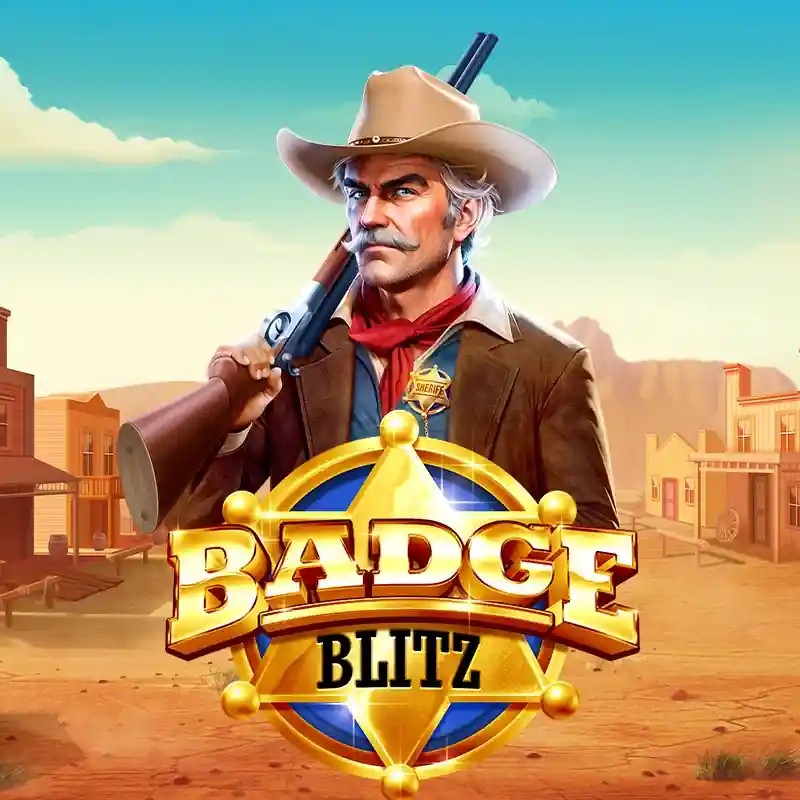 Enjoy Badge Blitz by Pragmatic Play – logo hosted on slimking-casino.com