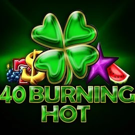 40 Burning Hot logo – Slots by Amusnet Interactive at Slimking Casino