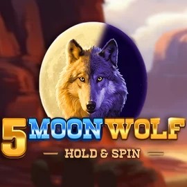 5 Moon Wolf by Apparat Gaming, showcased at slimking-casino.com – game logo