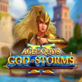Age Of The Gods: God Of Storms 2 logo by Playtech Slimking Casino