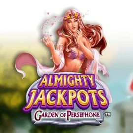 Almighty Jackpots: Garden of Persephone online game logo by Novomatic on slimking-casino.com