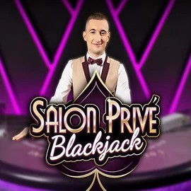 Blackjack Salon Privé slot visual from Ezugi available on slimking-casino.com