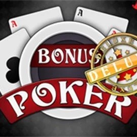 Try Bonus Poker Deluxe - 3 Hands slot by RTG (Reel Time Gaming) on slimking-casino.com – logo image