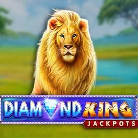 Jackpots logo of Diamond King Jackpots from SpinPlay Games at Slimking Casino