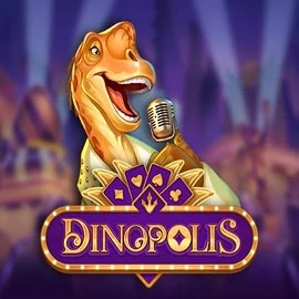 Dinopolis slot logo by Push Gaming at Slimking Casino