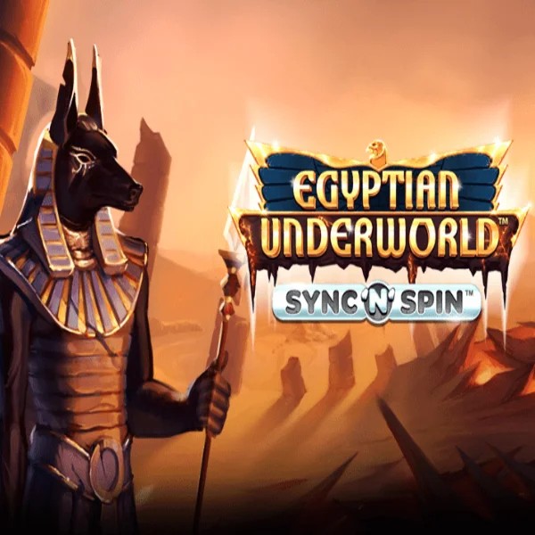 Egyptian Underworld online game logo by Greentube on slimking-casino.com
