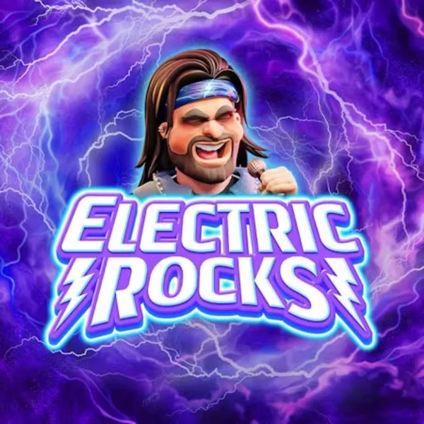 Electric Rocks logo by Inspired Gaming at Slimking Casino