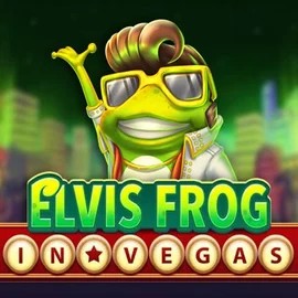 Elvis Frog In Vegas slot logo by BGAMING at Slimking Casino