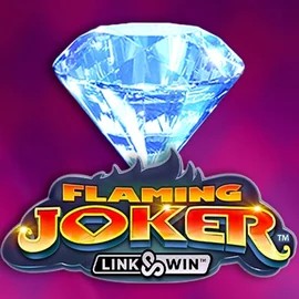 Official Slots logo: Flaming Joker Link and Win by Barstruck at Slimking Casino