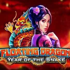 Floating Dragon Year of the Snake game by Pragmatic Play – logo hosted on Slimking Casino