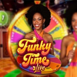 Live Casino logo of Funky Time from Evolution at Slimking Casino