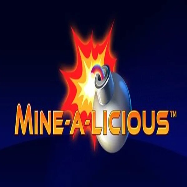 Mine a Licious slot logo by Playtech at Slimking Casino