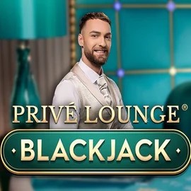 Official Live Casino logo: Privé Lounge Blackjack by Pragmatic Play at Slimking Casino
