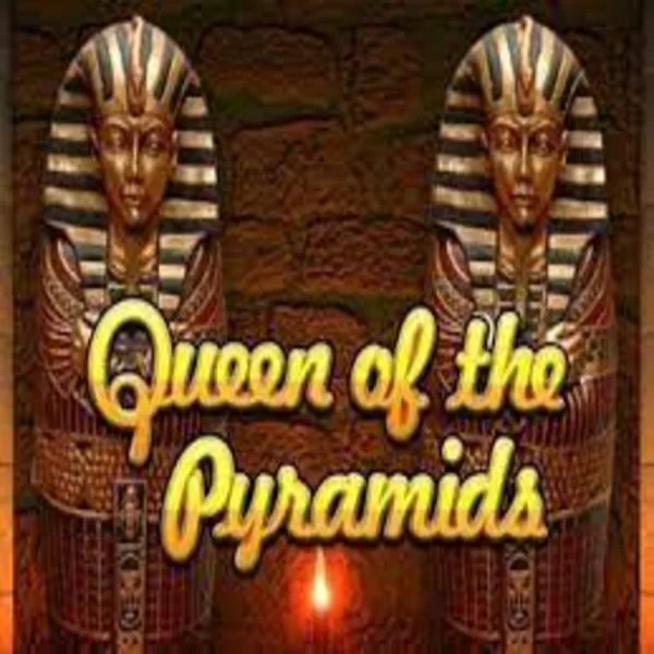 Queen of the Pyramids logo by Playtech at Slimking Casino