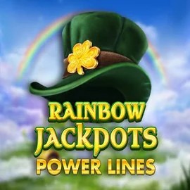 Enjoy Rainbow Jackpots Power Lines by Red Tiger Gaming – logo hosted on slimking-casino.com