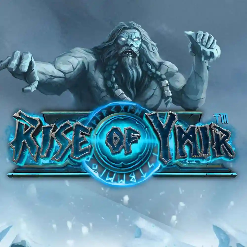 Rise of Ymir online game logo by Hacksaw Gaming on slimking-casino.com