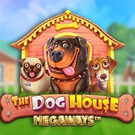 The Dog House Megaways logo by Pragmatic Play at Slimking Casino