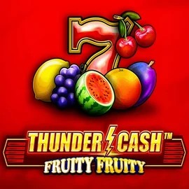 Thunder Cash Fruity Fruity online game logo by Novomatic on slimking-casino.com